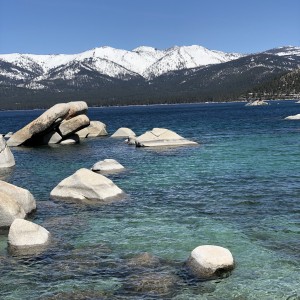 Lake Tahoe in April