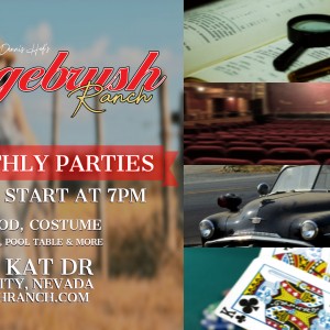 Sagebrush Ranch Monthly Parties January to April 2020