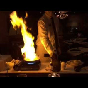 HAVE YOU MADE PLAN ON CELEBRATING THE NEW YEAR? Preparing Strawberry Flambe at Duke's Restaurant in the Fandango's Casino In Carson City, NV - YouTube